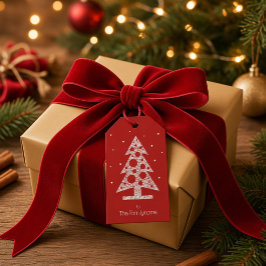 Etiqueta Para Presente Etiqueta de Presente de Natal Personalizada com Ár