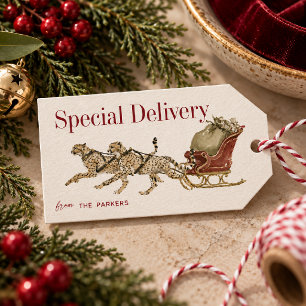 Etiqueta Para Presente Etiqueta de Presente de Natal Safari Entrega Espec