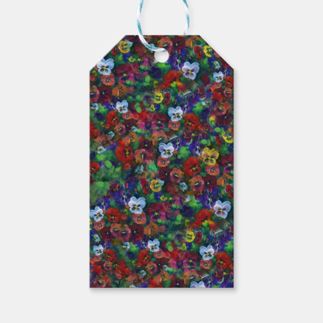 Etiqueta Para Presente Etiqueta de presente de Pansy (Frente)