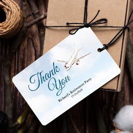 Etiqueta Para Presente Etiqueta de Presente de Parte de Aposentação com D