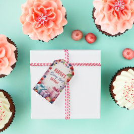 Etiqueta Para Presente Etiqueta de presente de primeiro aniversário de Be