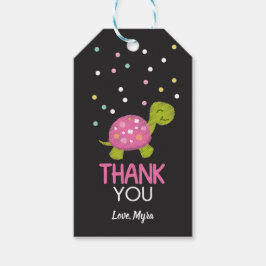 Etiqueta Para Presente Etiqueta de Presente de Tartaruga de Chalkboard Ro