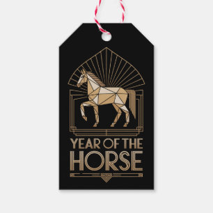 Etiqueta Para Presente Etiqueta de Presente do Ano do Cavalo 2026