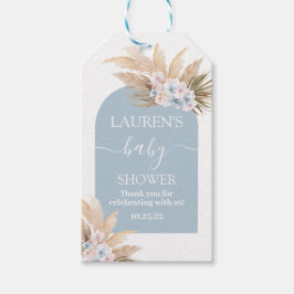 Etiqueta Para Presente Etiqueta de Presente do Chá de fraldas Boho Pampas