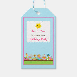 Etiqueta Para Presente Etiqueta de Presente do Comboio de Circo Animal