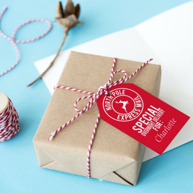 Etiqueta Para Presente Etiqueta de Presente do Nome de Entrega do Polo No (Get organized and add charm to your gifts with these adorable Christmas gift tags!)