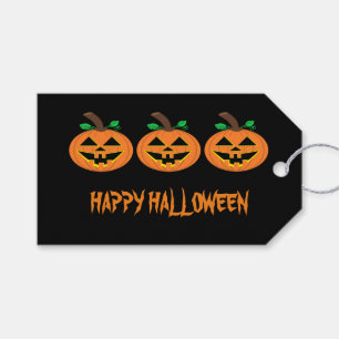 Etiqueta Para Presente Etiqueta de Presente Feliz Halloween Pumpkin