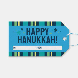 Etiqueta Para Presente Etiqueta de Presente Feliz Hanukkah