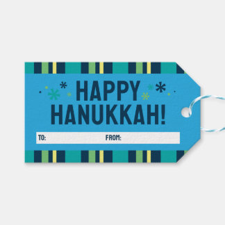 Etiqueta Para Presente Etiqueta de Presente Feliz Hanukkah