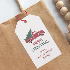 Etiqueta Para Presente Etiqueta de Presente Festivo de Natal