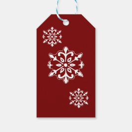 Etiqueta Para Presente Etiqueta de Presente Floco de Neve