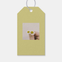 Etiqueta de Presente Floral Minimalista – Margarid
