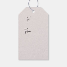 Etiqueta Para Presente Etiqueta de presente floral verde e branca