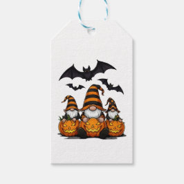 Etiqueta Para Presente Etiqueta de Presente Gnome de Halloween