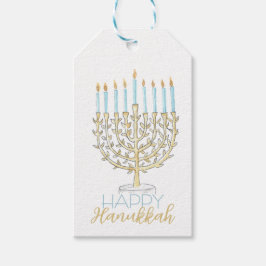 Etiqueta Para Presente Etiqueta de Presente Menorah