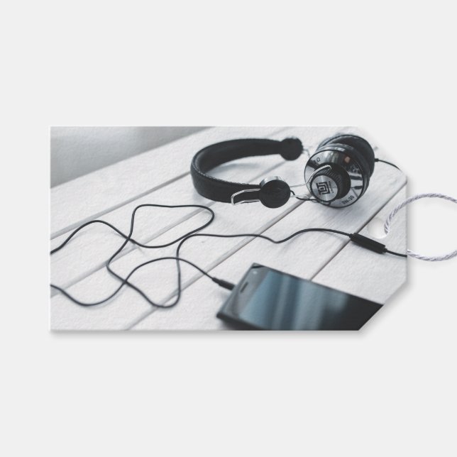 Etiqueta Para Presente Etiqueta de Presente Moderna e Chic (Frente (horizontal))