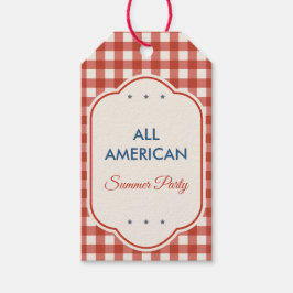Etiqueta Para Presente Etiqueta de Presente Patriótica Americana Vintage