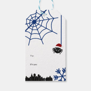 Etiqueta Para Presente Etiqueta de Presente Personalizada de Aranha de Na
