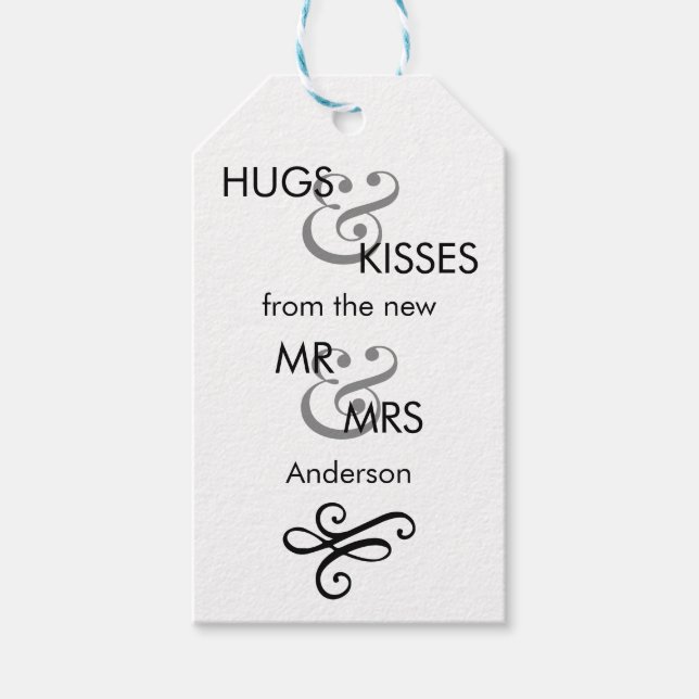 Etiqueta Para Presente Etiqueta de presente personalizada de casamento pr (Frente)