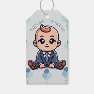 Etiqueta Para Presente Etiqueta de Presente Personalizada do Bebê Boss pa