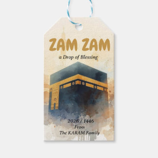 Etiqueta Para Presente Etiqueta de presente personalizada Hajj Mubarak pa