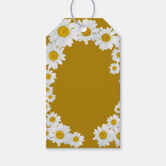 Etiqueta Para Presente Etiqueta de Presente Personalizada White Lily (Frente)