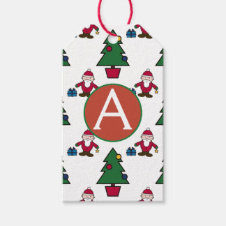 Etiqueta Para Presente Etiqueta de Presente Santa Claus INICIAL PERSONALI