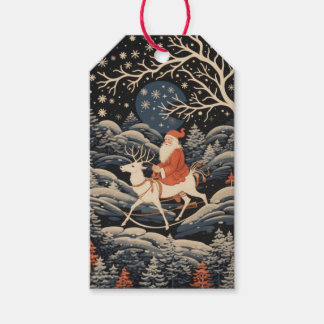 ETIQUETA PARA PRESENTE ETIQUETA DE PRESENTE TRADICIONAL PAI NATAL NUM REN