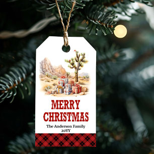 Etiqueta Para Presente Etiqueta de presente Yuletide Yeehaw botas de cowb