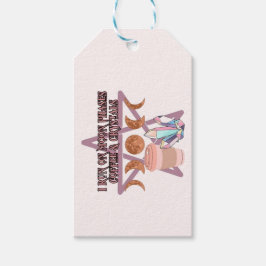 Etiqueta Para Presente Eu corro em fases de lua, café e cristais