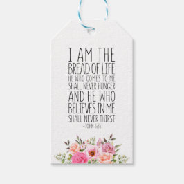 Etiqueta Para Presente Eu Sou O Pão Da Vida, John 6:35