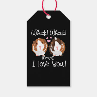 Etiqueta Para Presente Eu Te Amo Guinei Pig Cavy Roddent