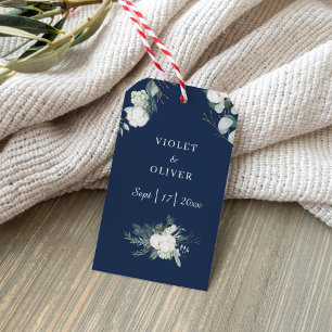 Etiqueta Para Presente Eucalyptus Cotton Marinho Modern v2 Presente de