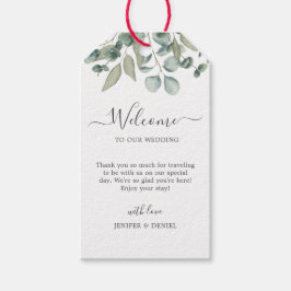 Etiqueta Para Presente Eucalyptus Greenery Wedding