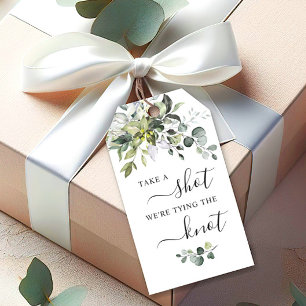 Etiqueta Para Presente Eucalyptus tira uma foto que estamos Casando