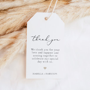 Etiqueta Para Presente EVELYN Elegante Calliografia Script Moderno Mínim