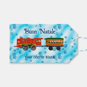 Etiqueta Para Presente Express de Natal - Buon Natale