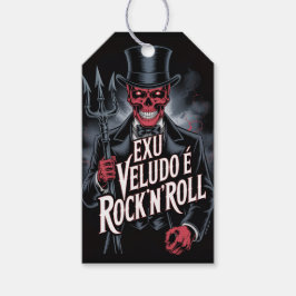 Etiqueta Para Presente Exu Veludo é Rock'N'Roll #1