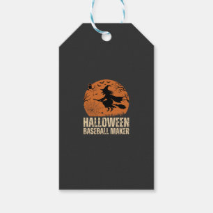 Etiqueta Para Presente Fabricante de beisebol de Halloween Gráfico de bru