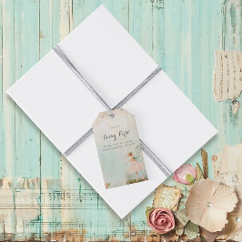 Etiqueta Para Presente Fada de flores Aniversário