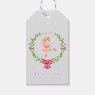 Etiqueta Para Presente Fada do Açúcar do Quebra-Nozes Natal