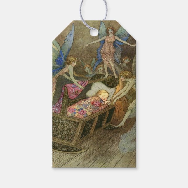 Etiqueta Para Presente Fadas (Frente)