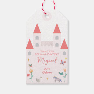 Etiqueta Para Presente Fairytale Castle Favor Tags