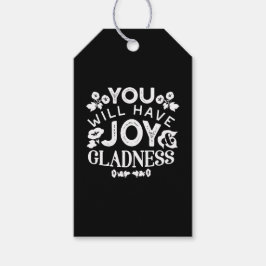 Etiqueta Para Presente Faith and Happiness – Joy and Gladness Quotes