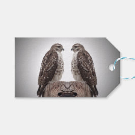 Etiqueta Para Presente Falcões em um cargo