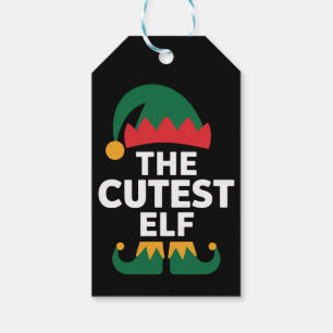 Etiqueta Para Presente Família de Natal Combinando com o Elfo Mais Fofo 