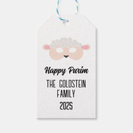 Etiqueta Para Presente fantasia de mascarada de máscara de ovelha Purim