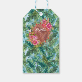 Etiqueta Para Presente Fantasia Whimsical World com Flavor Tropical