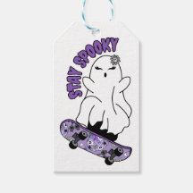 Fantasma "Fique Louco" em um skate - Roxo Legal