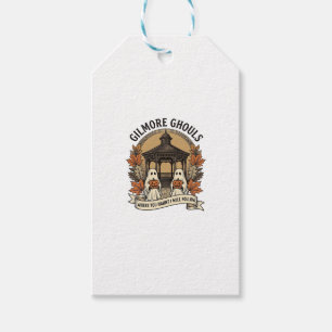 Etiqueta Para Presente Fantasma Vintage de Halloween Gilmore Ghouls